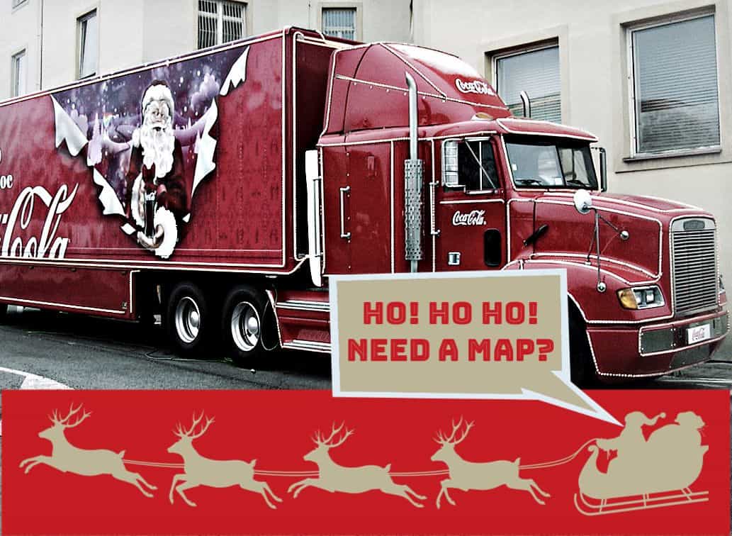 coca cola truck uk christmas dates 2018